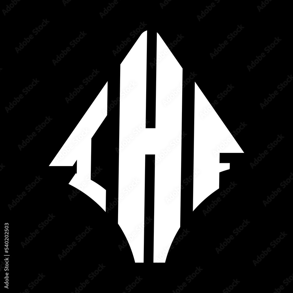 IHF logo. IHF logo letter logo design vector image. IHF letter logo