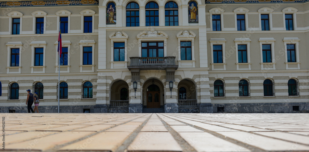 Regierungsgebäude des Fürstentums in Vaduz, Liechtenstein 