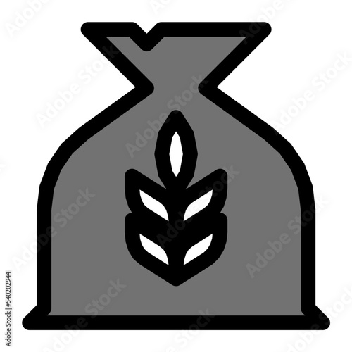 Wheat Sack Vector Icon