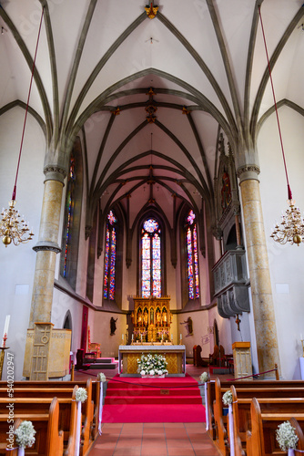 Innenansicht der Kathedrale St. Florin (Vaduz)
