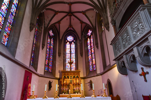 Innenansicht der Kathedrale St. Florin (Vaduz) photo