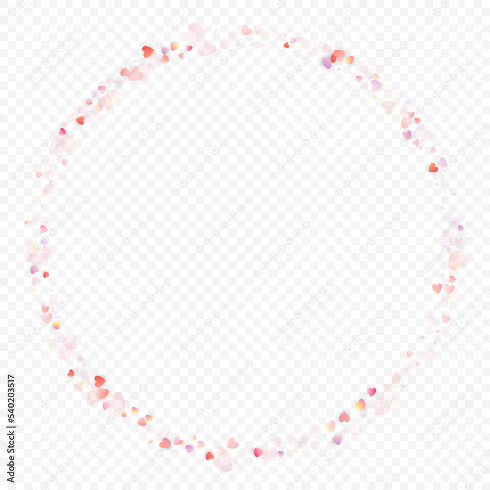 heart love vector confetti frame valentine pink heart love vector confetti frame valentine pink