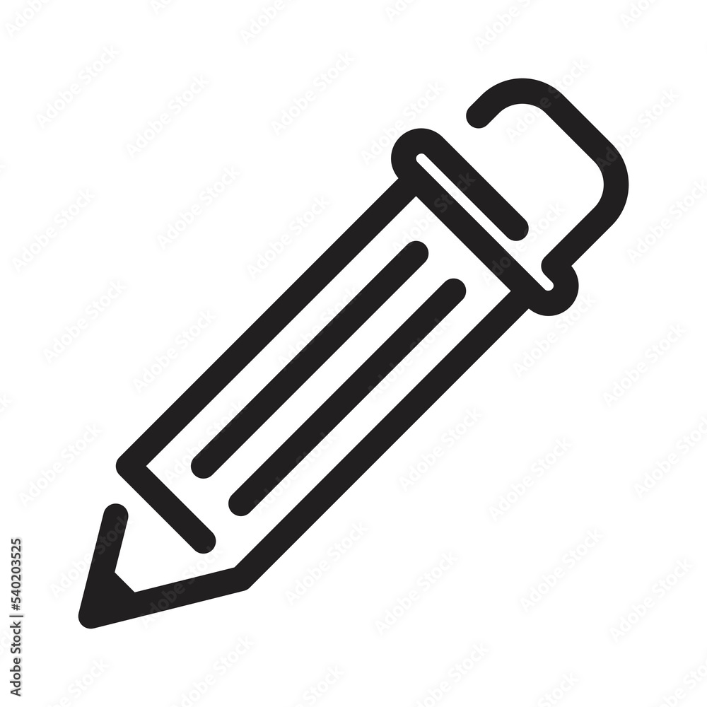 Pen icon Vector, perfect black pictogram illustration isolated On white background, Write icon symbol illustration Pen icon Vector, perfect black pictogram illustration isolated On white background, Write icon symbol illustration