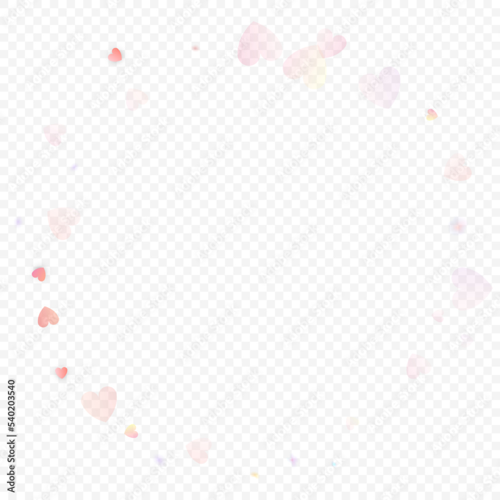 heart love vector confetti frame valentine pink heart love vector confetti frame valentine pink