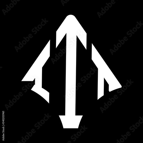 IIT logo. IIT logo letter logo design vector image. IIT letter logo design. IIT modern and creative letter logo. 3 letter logo Vector Art Stock Images. photo