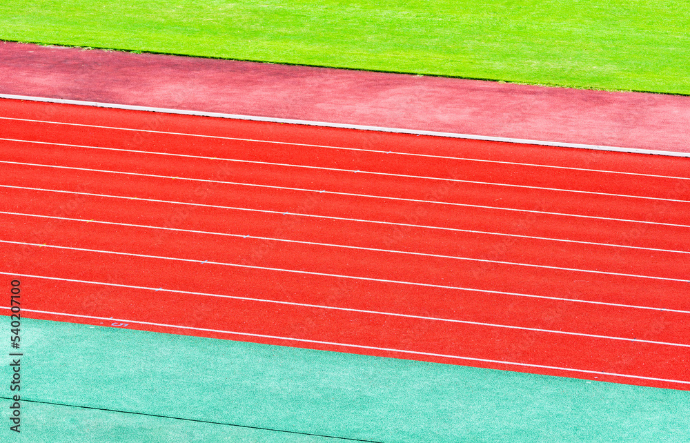 tartan track for running competition Stock Photo | Adobe Stock