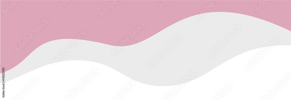 Aesthetic Wave Border Vector Illustration Aesthetic Wave Border Vector Illustration