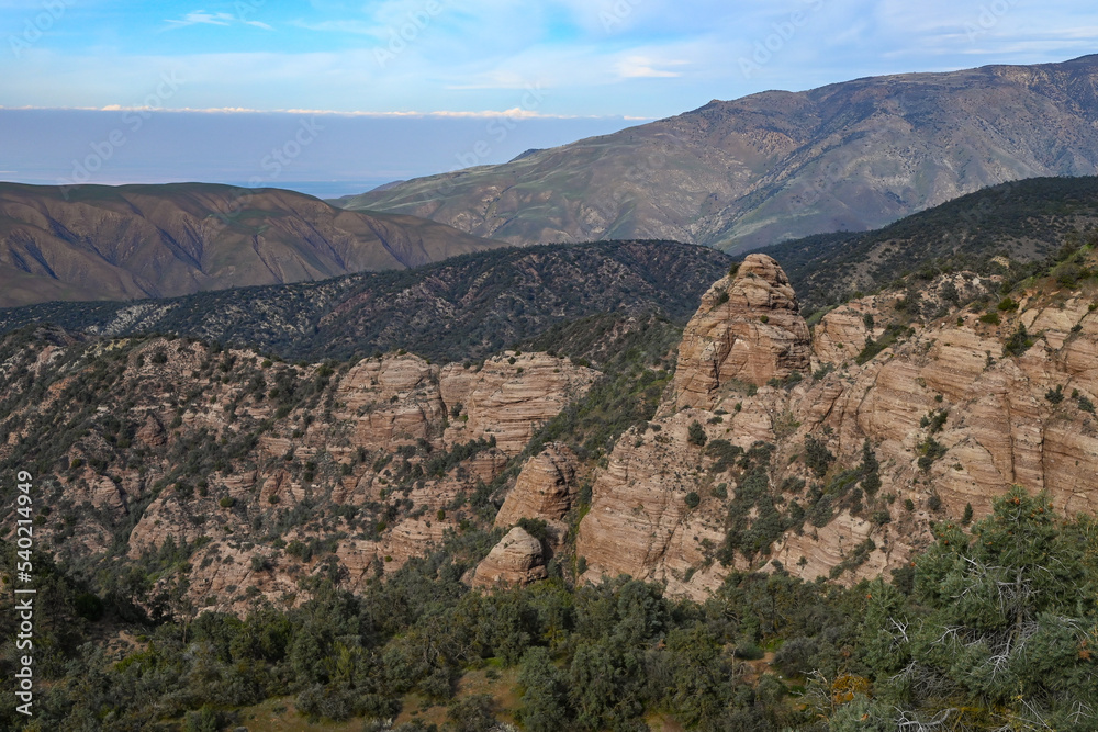 Large Rock Formations off Hudson Ranch Road, Los Padres National Forest