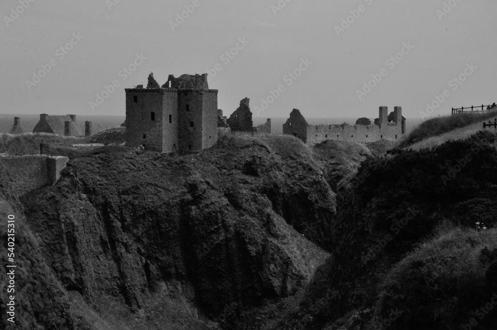 Fototapeta premium Dunnotar castle wild and beautiful