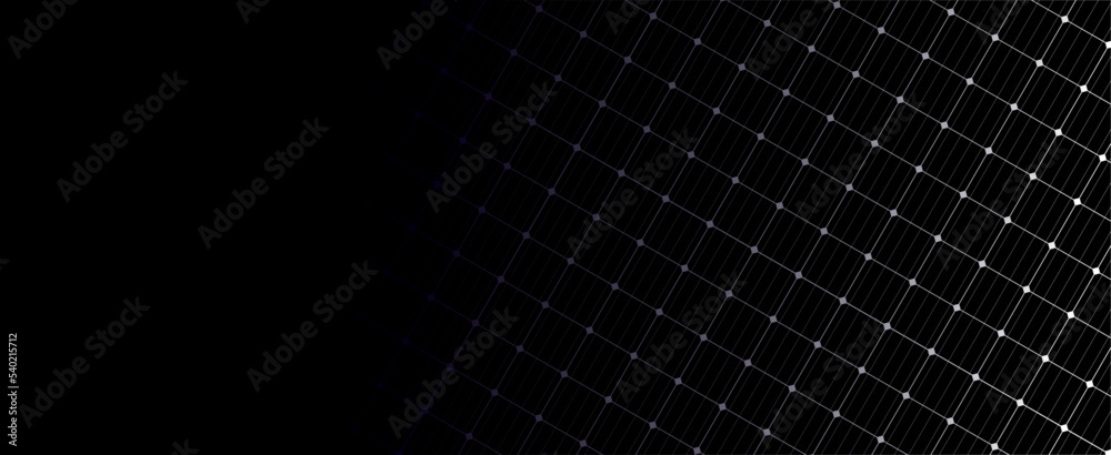 © CR - black solar panel background