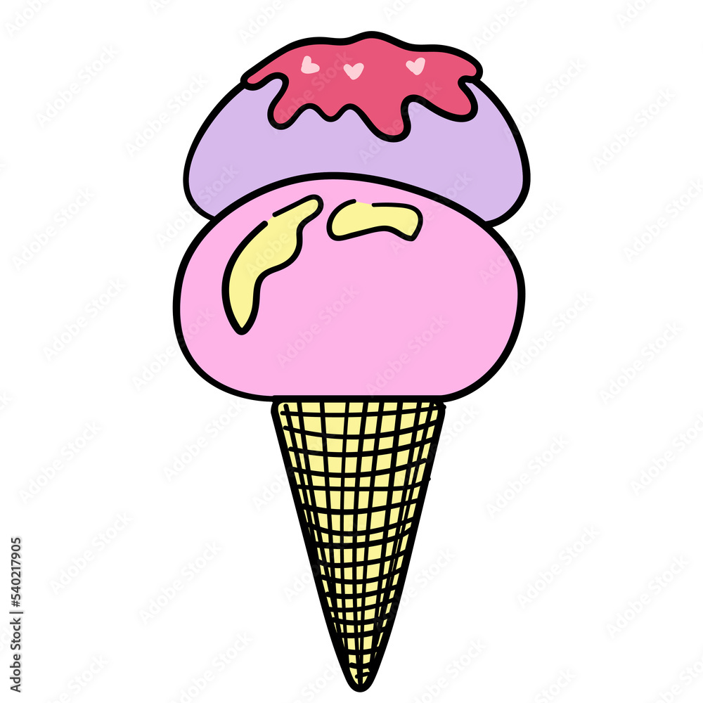 Dessert drawing with colorful illustrations, yummy dessert, delectable Dessert drawing with colorful illustrations, yummy dessert, delectable