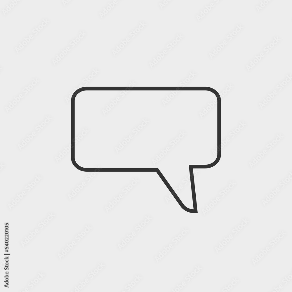 Chat vector icon illustration sign Chat vector icon illustration sign