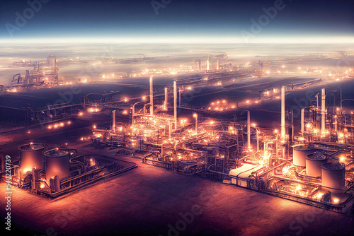 Industrie 4.0 - Schwerindustrie - Chemieindustrie - Raffinerie Gasindustrie Umwelt 