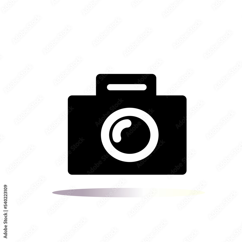 Photo camera vector icon Photo camera vector icon