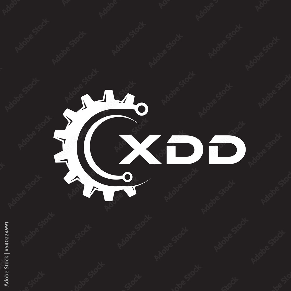 XDD letter technology logo design on black background. XDD creative initials letter IT logo concept. XDD setting shape design.
XDD letter technology logo design on black background. XDD creative initials letter IT logo concept. XDD setting shape design.