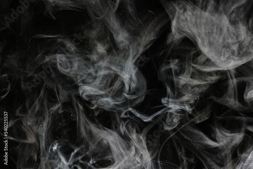 texture smoke on a black background abstract