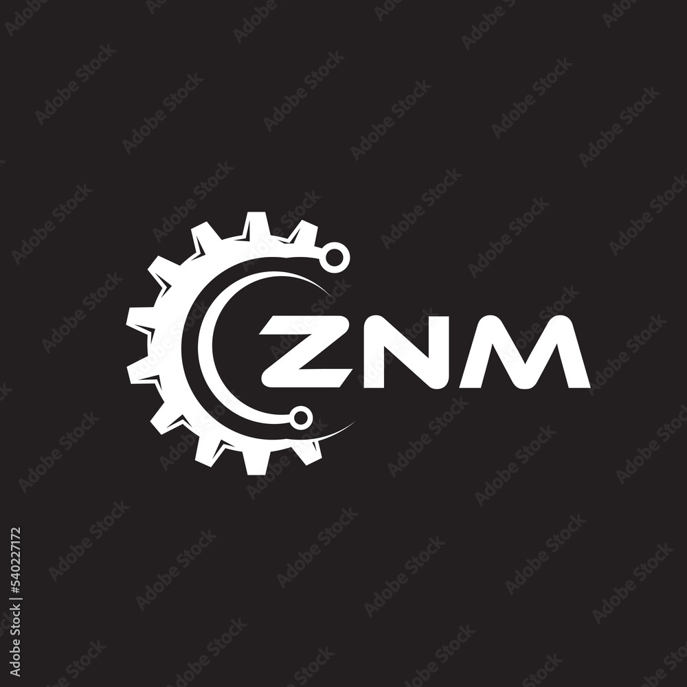 ZNM letter technology logo design on black background. ZNM creative initials letter IT logo concept. ZNM setting shape design.
 ZNM letter technology logo design on black background. ZNM creative initials letter IT logo concept. ZNM setting shape design.