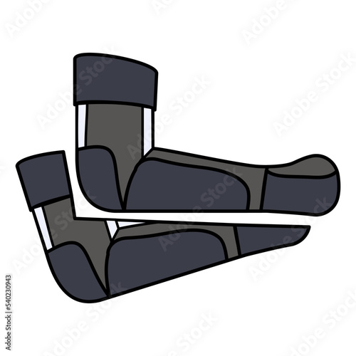 Gaming outfit vector color icon design, Shooting sport symbol, extreme sports Sign, skeet shooting and trapshooting stock illustration, Paintball Harnesses Concept