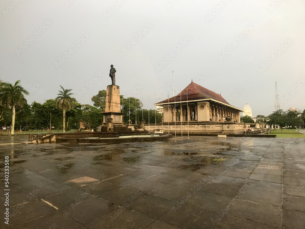 Colombo, Sri Lanka, November 2019 - A small town