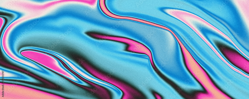 Liquid colorful gradient grainy texture