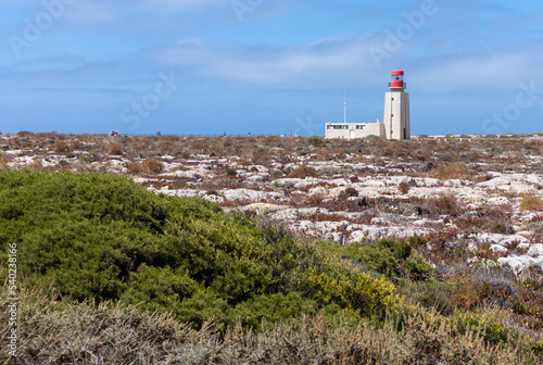 Lighthouse in the South of Portugal, Cabo de São Vicente, Algarve