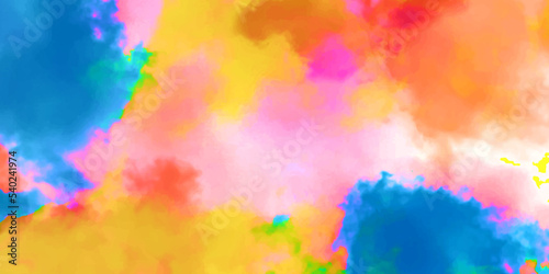 abstract watercolor background with watercolor splashes.bright multicolor hand drawn illustration.Great for textures, backgrounds, banner, there is a place for text.><