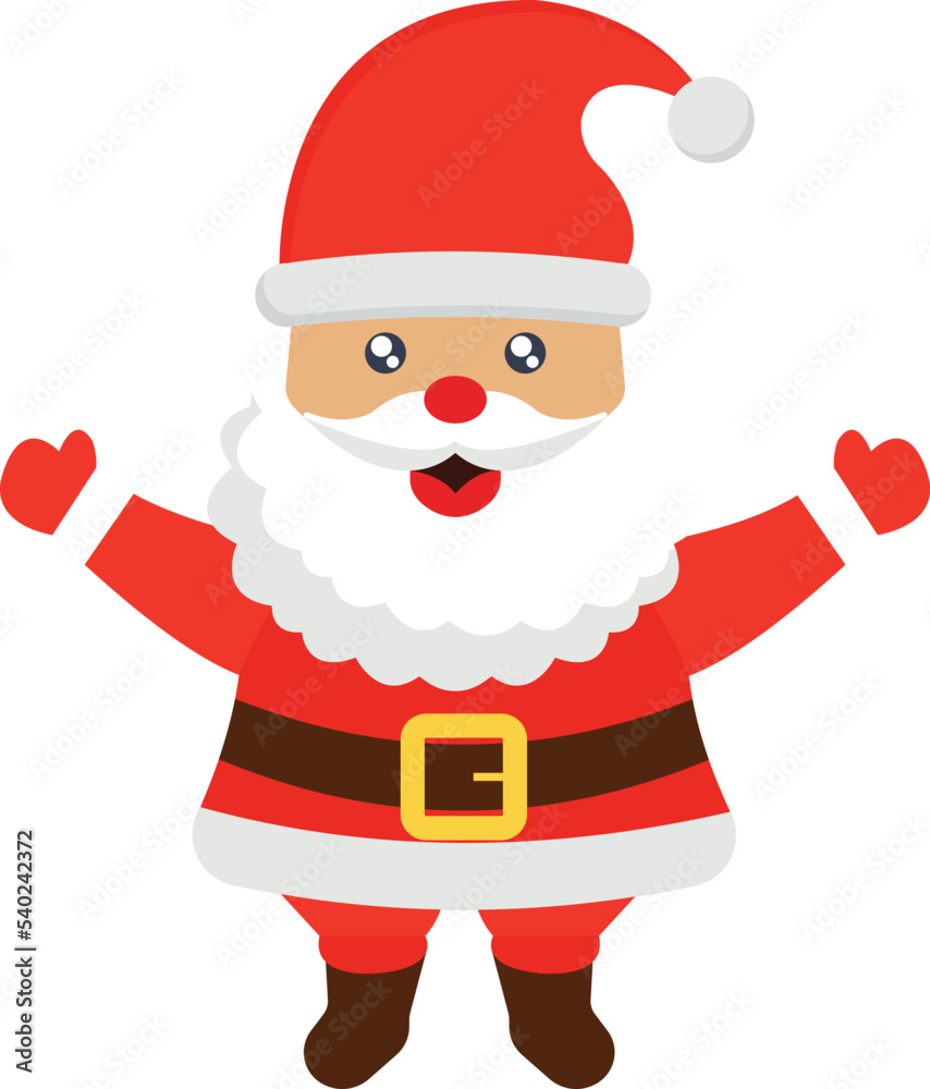 Santa claus Vector Icon which is suitable for commercial work and easily modify or edit it
