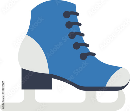 Skating shoes Vector Icon which is suitable for commercial work and easily modify or edit it
