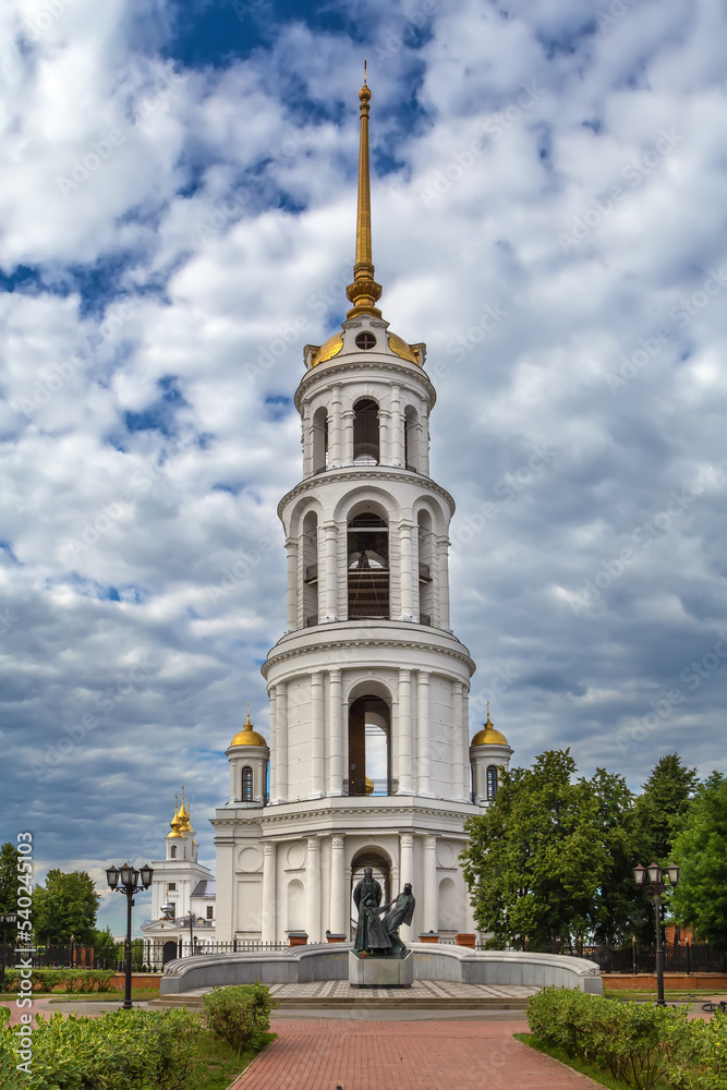 Bell tower in Shuya, Russia