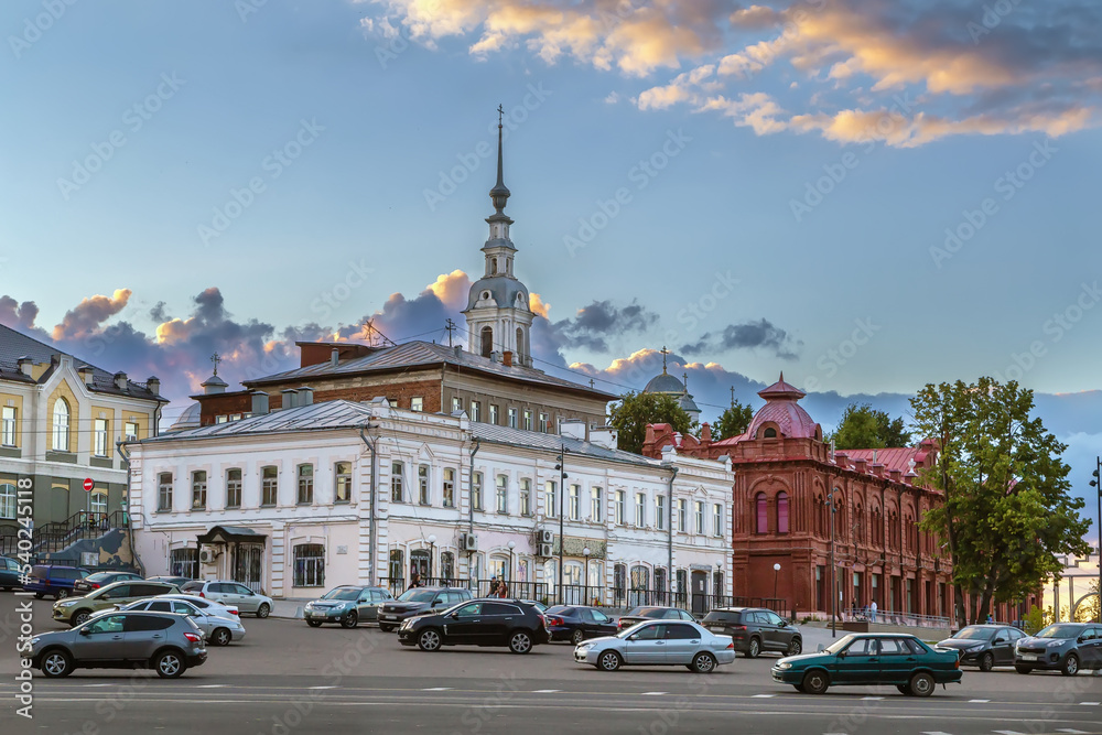 Square in Kineshma, Russia