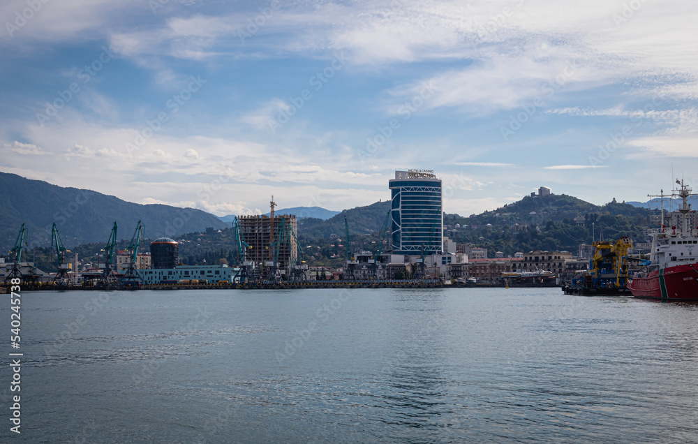 View of Batumi seaport. Batumi, Georgia View of Batumi seaport. Batumi, Georgia