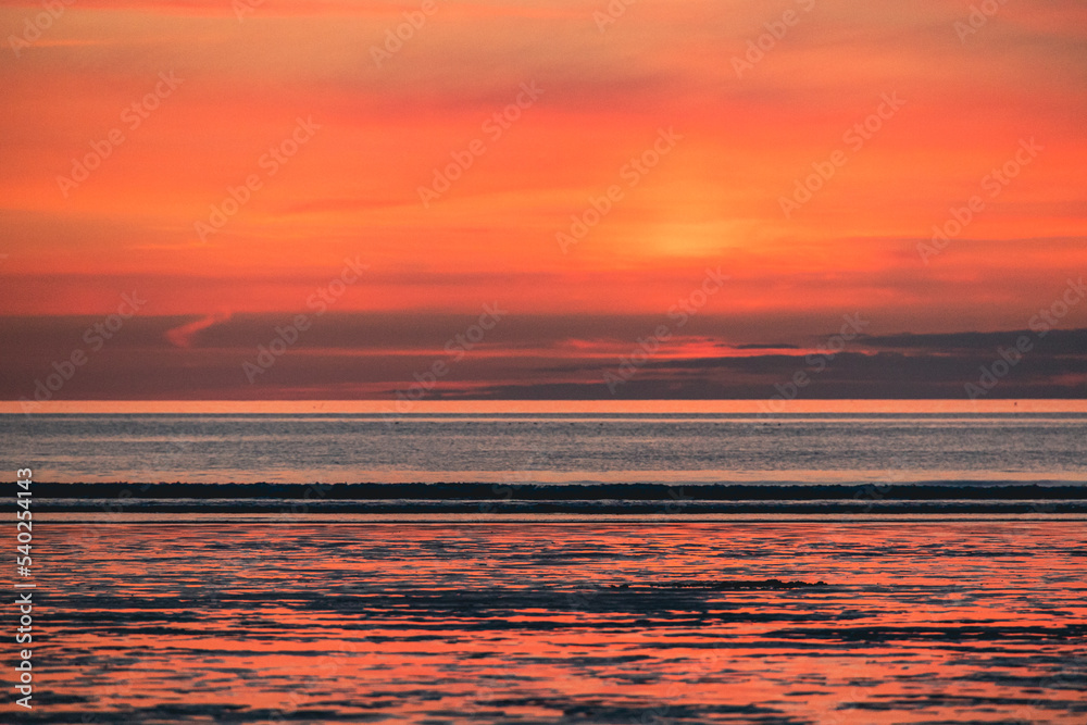 Fototapeta premium sunset at the beach