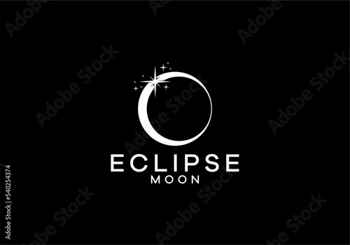 ECLIPSE MOON MODERN LOGO DESIGN