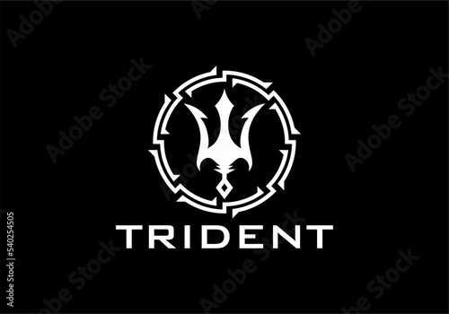 TRIDENT LOGO DESIGN VECTOR IDEAS