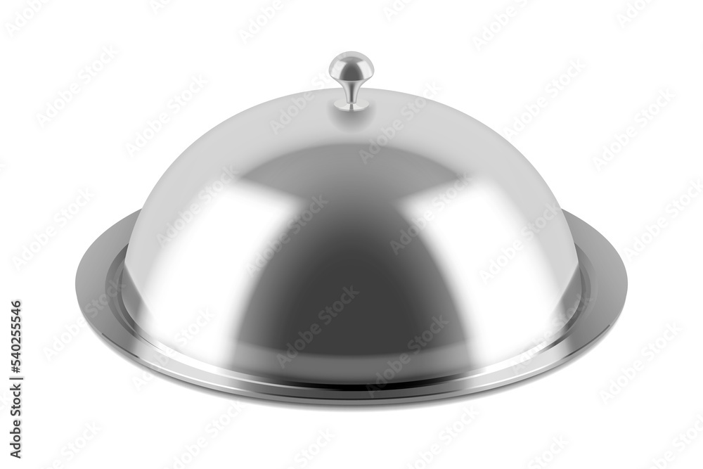 Restaurant cloche with closed lid, PNG isolated on transparent background Restaurant cloche with closed lid, PNG isolated on transparent background