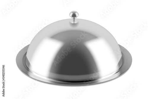 Restaurant cloche with closed lid, PNG isolated on transparent background photo