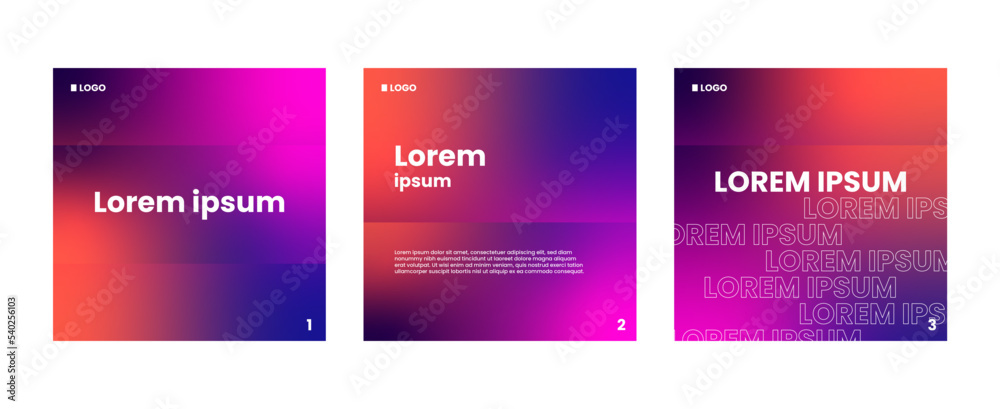 Fototapeta premium instagram template post. social media post design template.