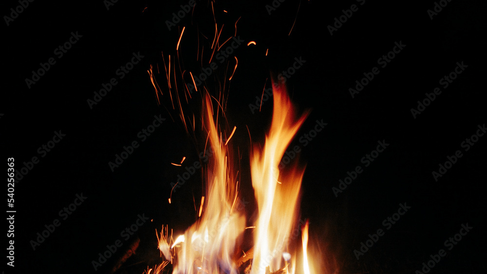 Fototapeta premium fire in the night