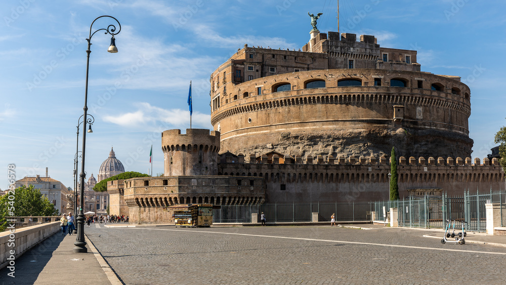 Castel Sant Angelo in Rome on October 2022
