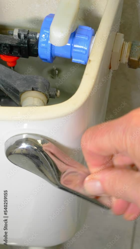 Vertical video social media format Closeup of a hand adjusting the