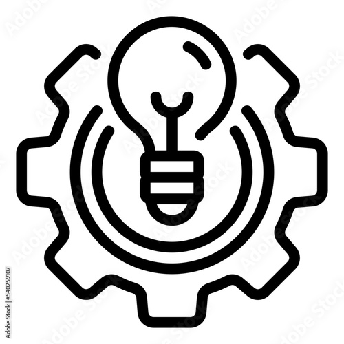 settings line icon