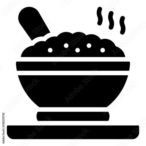 porridge glyph icon