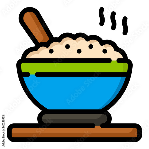 porridge line color icon