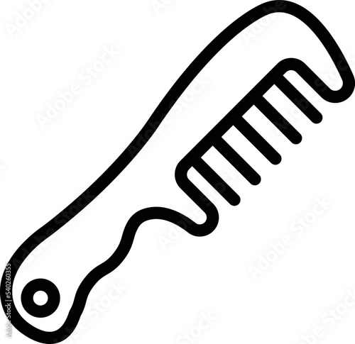 Hair comb Vector Icon Design Illustration