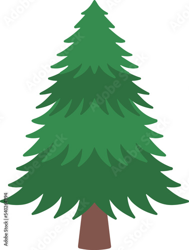 Christmas Watercolor Fir Tree