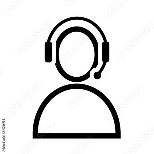 A Customer Support Service Icon Placeholder Illustration for Consistent and Dependable Customer Service