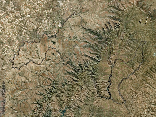 Leribe, Lesotho. High-res satellite. No legend photo