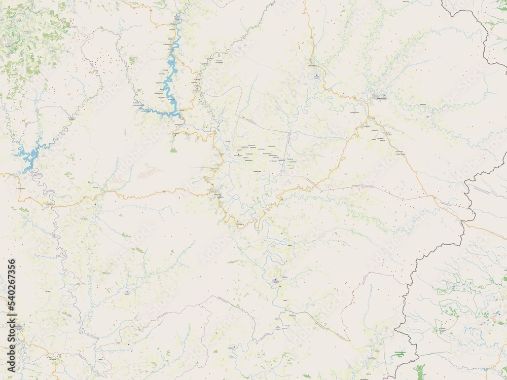 Thaba-Tseka, Lesotho. OSM. No legend