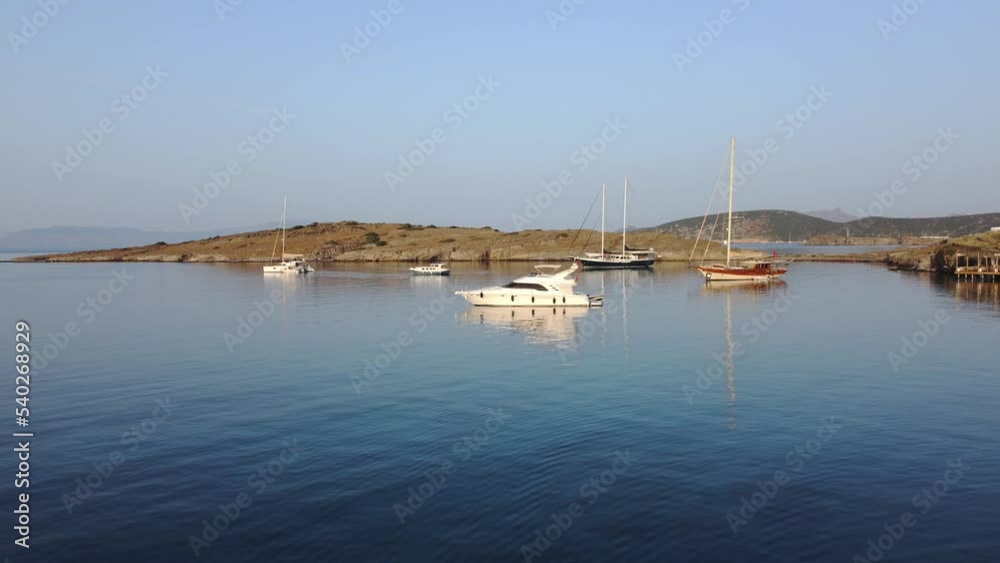 aerial view sailboats and yacht sea in evening sunlight or sunrise over beautiful mountains Coast, luxury summer adventure, active vacation in Mediterranean sea, Turkey aerial view sailboats and yacht sea in evening sunlight or sunrise over beautiful mountains Coast, luxury summer adventure, active vacation in Mediterranean sea, Turkey