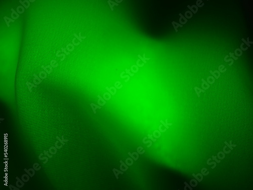 green abstract background with waves 